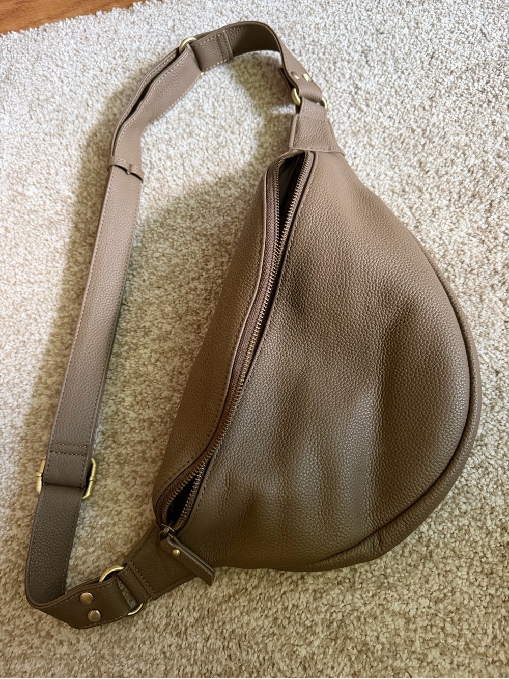 Taupe Togo Andar bum bag Tatum